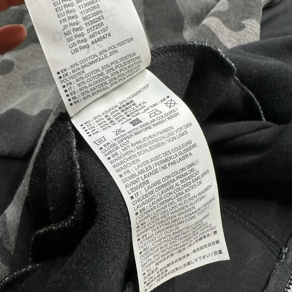 ONEPIECE Gray Camouflage One Piece Full Zip Hooded Jumpsuit Unisex Size Small - Picture 8 of 8